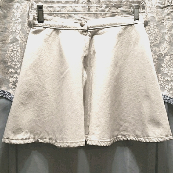 AMERICAN APPAREL JEANS SKATER MINI SKIRT SZ S